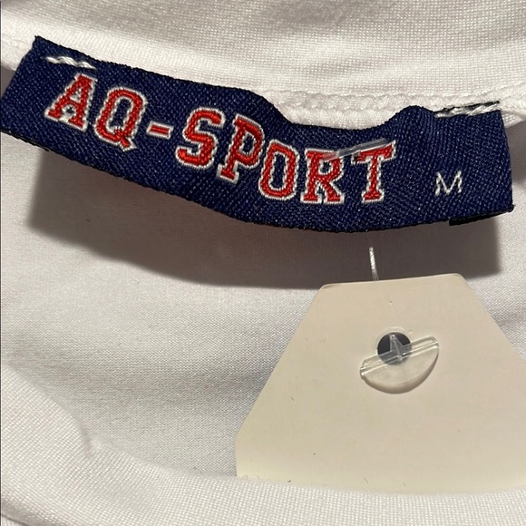 White Graphic T-Shirt with Red and Black Design - Picture 2 of 5